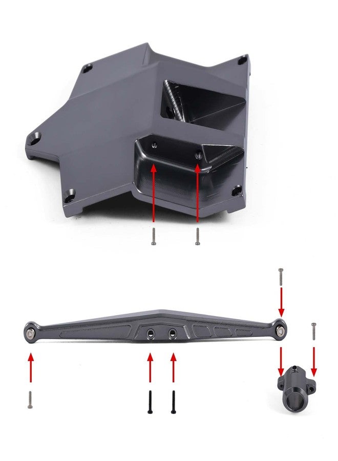 Abendor Orlandoo Hunter Aluminum Alloy CNC Upgrade Parts for 1/32 Mini Roll Cage RC Trophy Truck, RC Short Card Car OH32X02 DIY Unassembled Championship Card Kit - Image 2